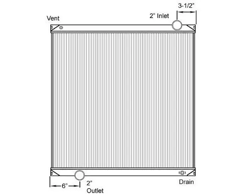 Radiator FORD F600 (1999-DOWN) LKQ KC Truck Parts - Inland Empire