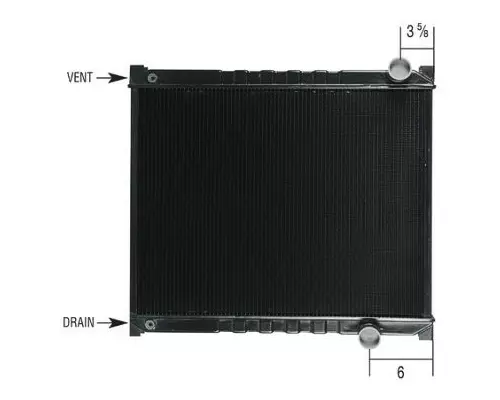 Radiator FORD F600 (1999-DOWN) LKQ Plunks Truck Parts And Equipment - Jackson