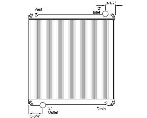 Radiator FORD F600 (1999-DOWN) LKQ Plunks Truck Parts And Equipment - Jackson