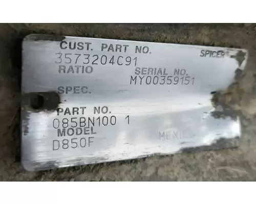 Ford F650 Axle Assy, Fr (4WD)