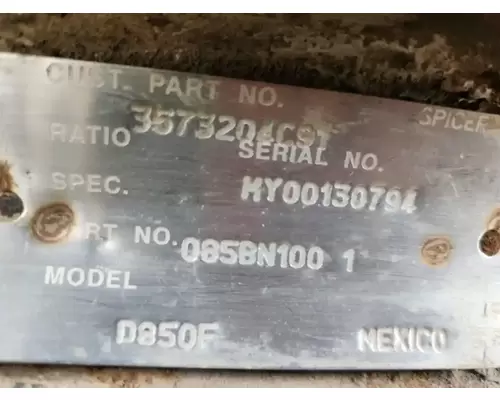 Ford F650 Axle Assy, Fr (4WD)