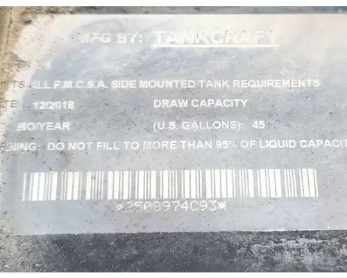 Ford F650 Fuel Tank