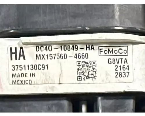 Ford F650 Instrument Cluster