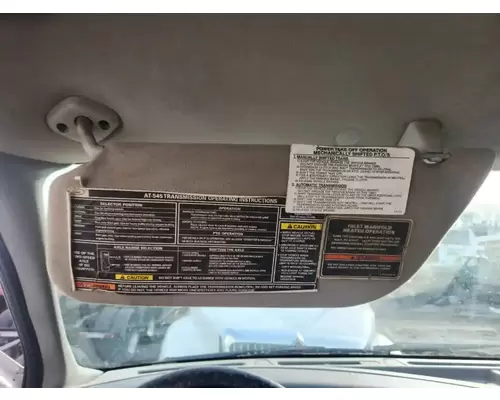 Ford F650 Sun Visor (External)