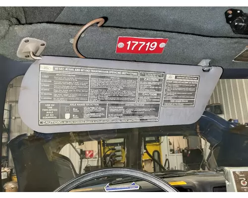 Interior Sun Visor Ford F700 Vander Haags Inc Sf