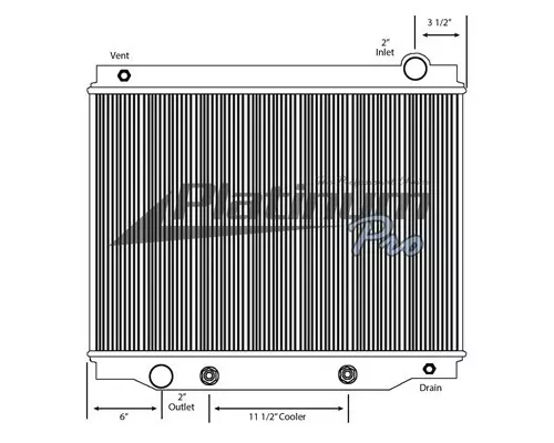 Radiator FORD F700 LKQ Wholesale Truck Parts