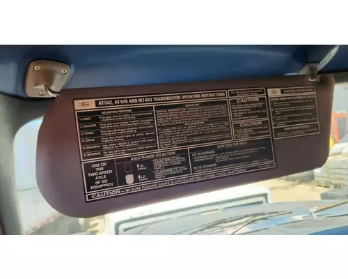 Ford F700 Sun Visor (External)