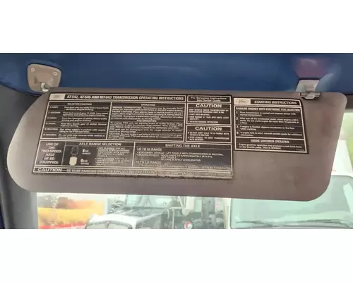 Ford F700 Sun Visor (External)