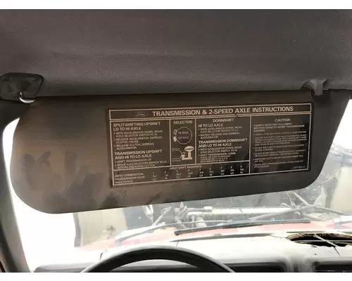 Interior Sun Visor Ford F800 Vander Haags Inc Cb