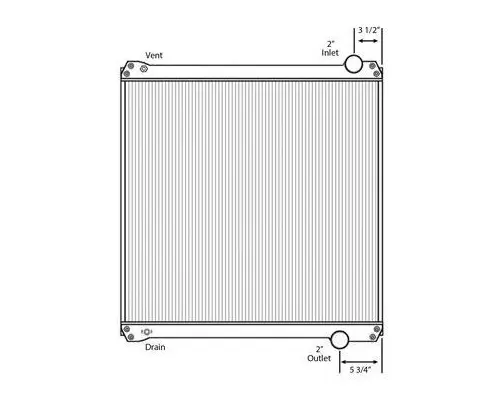 Radiator FORD F800 LKQ Western Truck Parts