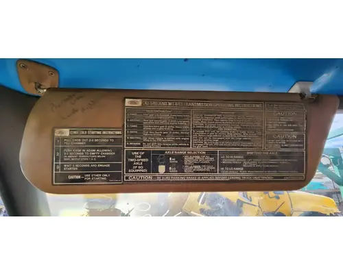 Sun Visor (External) Ford F800 Complete Recycling Group LLC