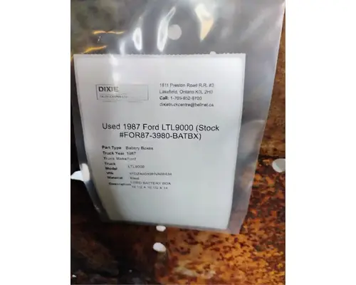 Ford LTL9000 Battery Box