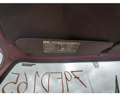 Interior Sun Visor Ford LN800 Vander Haags Inc Dm