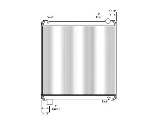 Radiator FORD LTA9000 LKQ Western Truck Parts