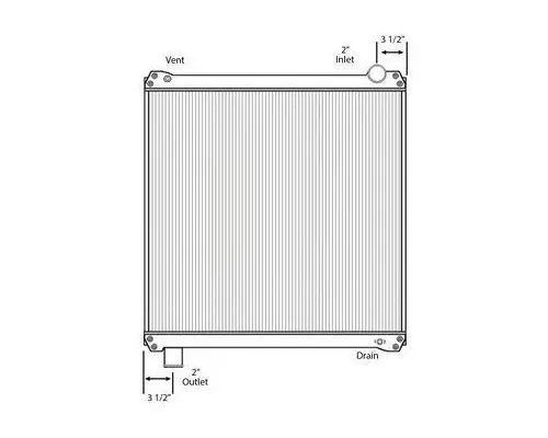 Radiator FORD LTA9000 LKQ Heavy Truck - Goodys