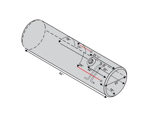 Fuel Tank FREIGHTLINER 105-114 GALLON LKQ Thompson Motors - Wykoff