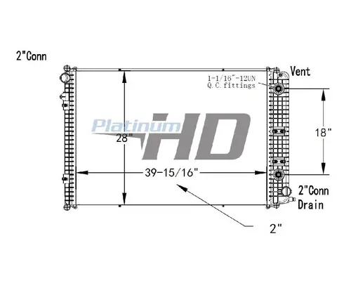 Radiator FREIGHTLINER 108SD LKQ Heavy Truck - Tampa