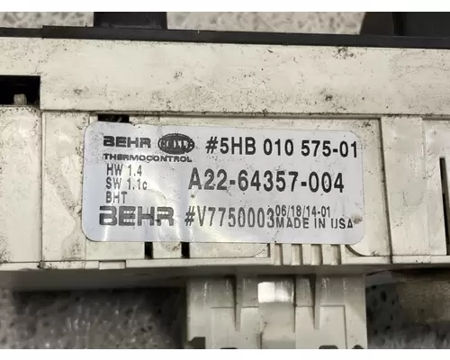 Freightliner 122SD Heater & AC Temperature Control
