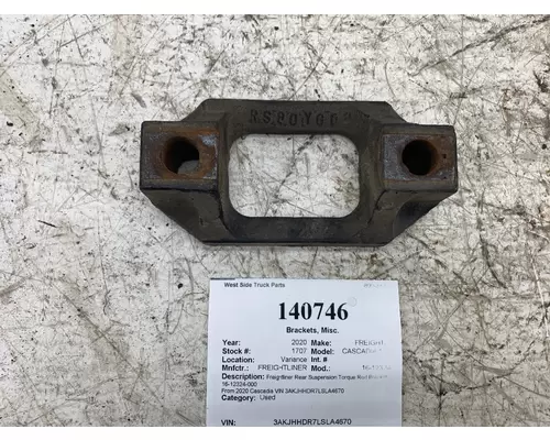 Brackets, Misc. FREIGHTLINER 16-12324-000 West Side Truck Parts