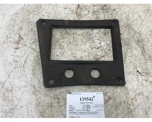 Interior Trim Panel FREIGHTLINER 22-60558-000 West Side Truck Parts