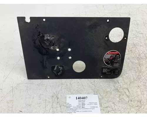 Dash Panel FREIGHTLINER 22-60660-000 West Side Truck Parts