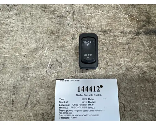 Dash / Console Switch FREIGHTLINER A06-30769-030 West Side Truck Parts