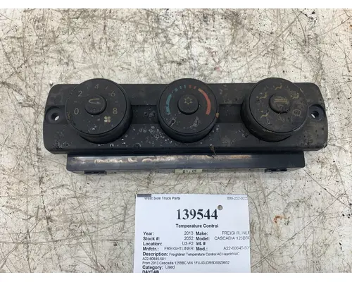 Temperature Control FREIGHTLINER A22-60645-501 West Side Truck Parts