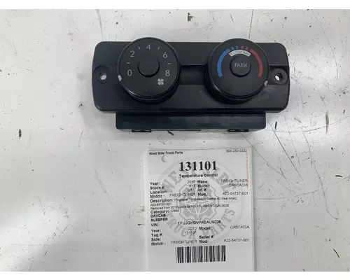 Temperature Control FREIGHTLINER A22-64737-001 West Side Truck Parts