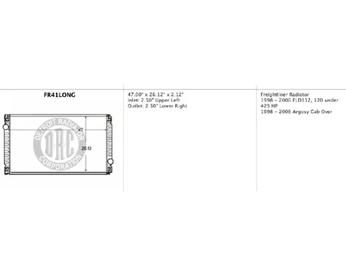 Radiator FREIGHTLINER Argosy_FR41LONG Valley Heavy Equipment