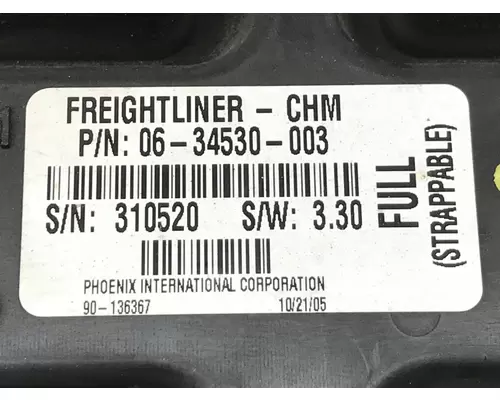 Freightliner B2 ECM