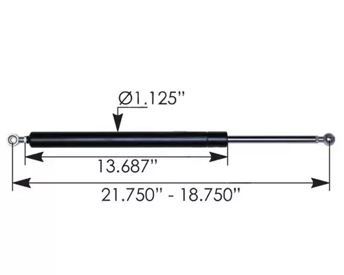 Hood Strut FREIGHTLINER Business Class M2 106 Frontier Truck Parts