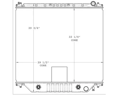 Radiator FREIGHTLINER Business Class M2 112 Frontier Truck Parts