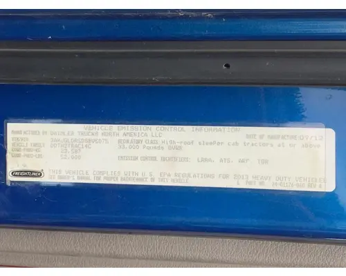 Freightliner CASCADIA Cab Assembly