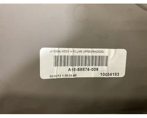 Freightliner CASCADIA Cab Misc. Interior Parts