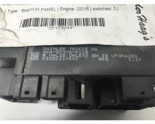 Freightliner CASCADIA Dash Assembly