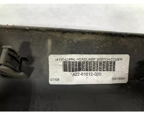Freightliner CASCADIA Dash Assembly