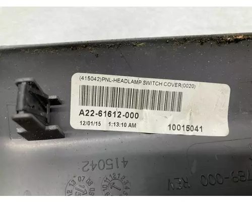 Freightliner CASCADIA Dash Assembly