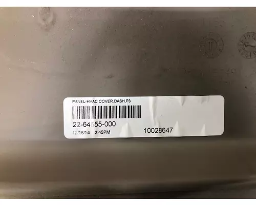 Freightliner CASCADIA Dash Assembly