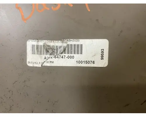 Freightliner CASCADIA Dash Assembly