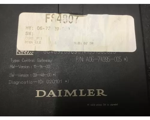 Freightliner CASCADIA Electrical Misc. Parts