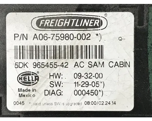 Freightliner CASCADIA Electrical Misc. Parts