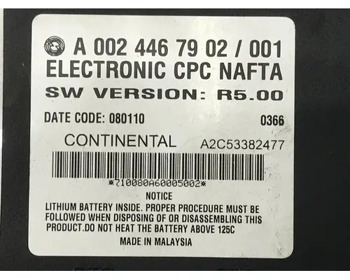 Freightliner CASCADIA Electrical Misc. Parts