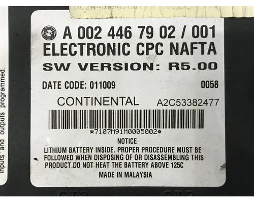 Freightliner CASCADIA Electrical Misc. Parts