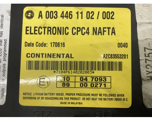 Freightliner CASCADIA Electrical Misc. Parts