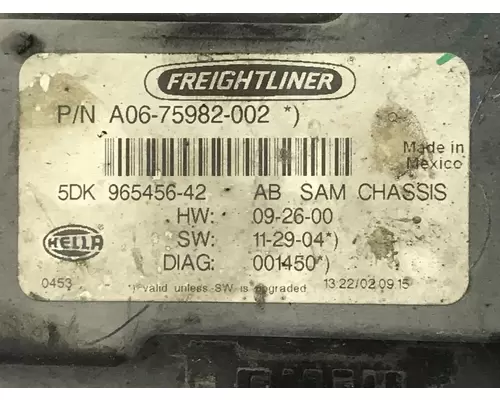 Freightliner CASCADIA Electronic Chassis Control Modules