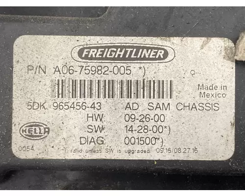 Freightliner CASCADIA Electronic Chassis Control Modules