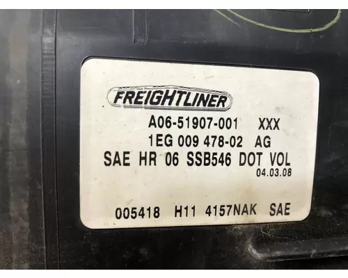 Freightliner CASCADIA Headlamp Assembly