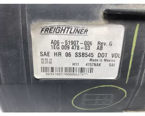 Freightliner CASCADIA Headlamp Assembly