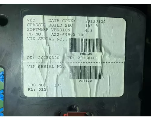 Freightliner CASCADIA Instrument Cluster