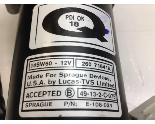 Freightliner CASCADIA Wiper Motor, Windshield